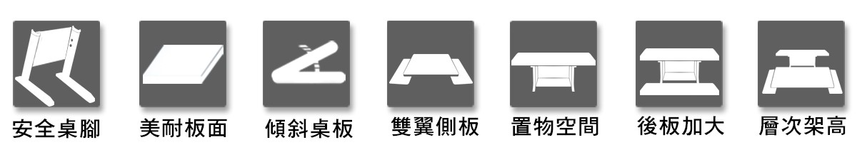 黑武士電競電腦機械書桌各項優勢介紹